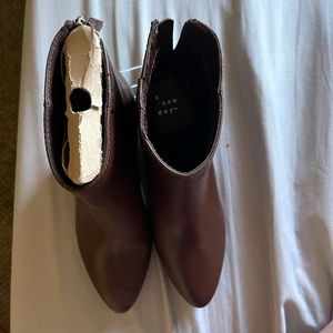 Chocolate brown booties